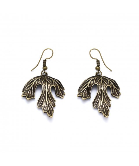 Lovage earrings (antique gold)