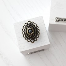 Ring Romagna Openwork (hematite, bronze)