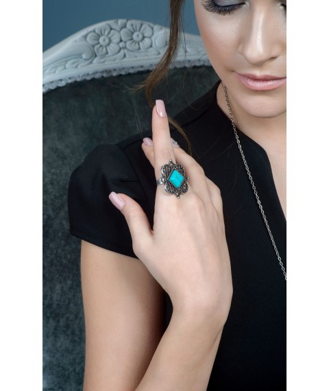 Nicaea ring (turquoise)