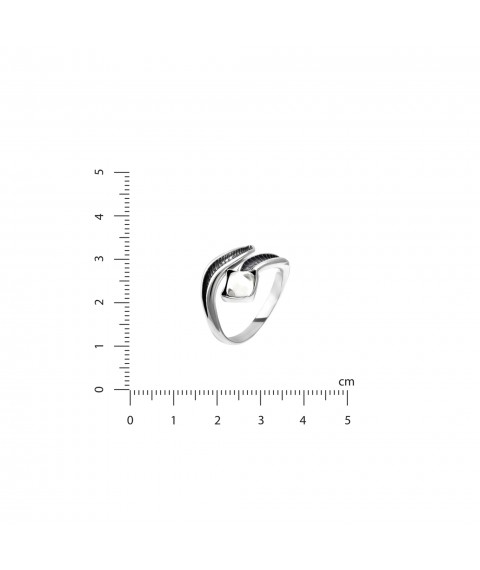 Кольцо Вербочка Crystal 925 Відображення 17-18,5