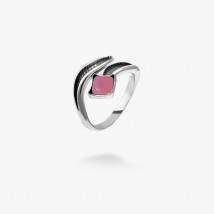 Кольцо Вербочка Rose Opal  925 Відображення 17-18,5