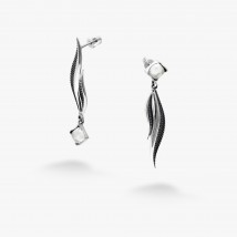 Earrings Verbochka Crystal 925 Image