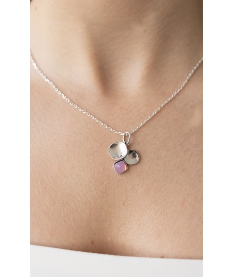 Pendant Reflection Rose Opal 925