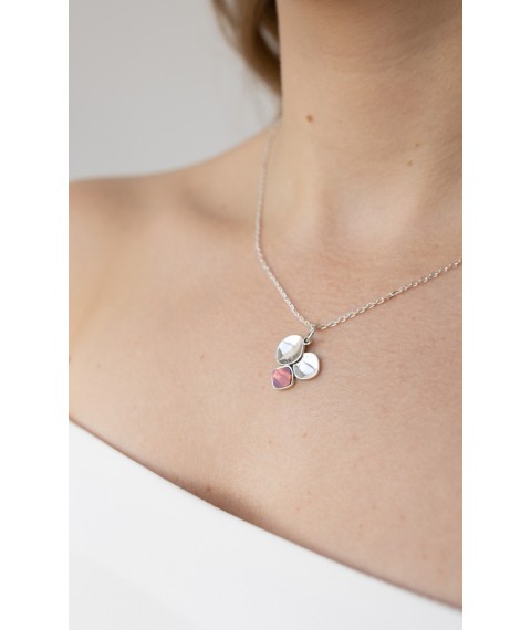 Pendant Reflection Rose Opal 925