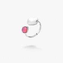 Ring Reflection Rose Opal 925 17-19