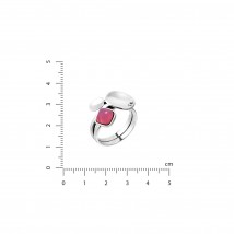 Ring Reflection. Trinity Rose Opal 925 16.5