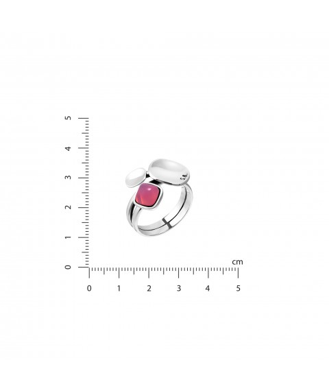Кольцо Отражение. Trinity Rose Opal 925 16.5