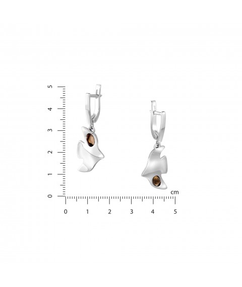 Earrings Annunciation BLACK DIAMOND 925