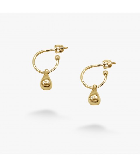 Earrings Weightless drops gold 925