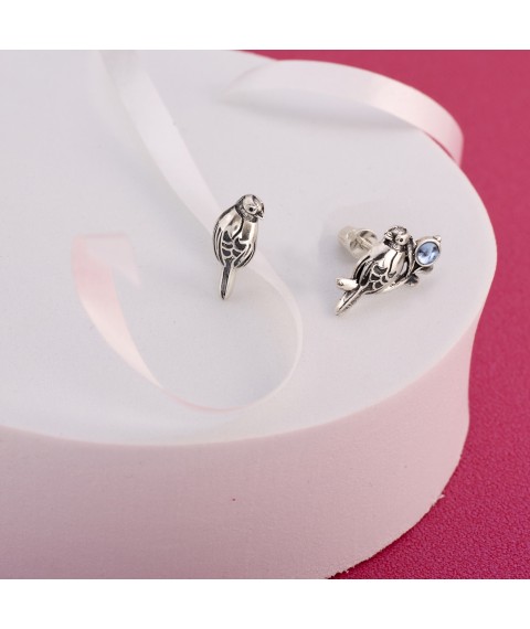 Stud earrings Soloveyko Light Sapphire 925