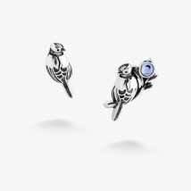 Stud earrings Soloveyko Light Sapphire 925