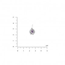 Кулон Подсолнух Amethyst 925 Zirkon