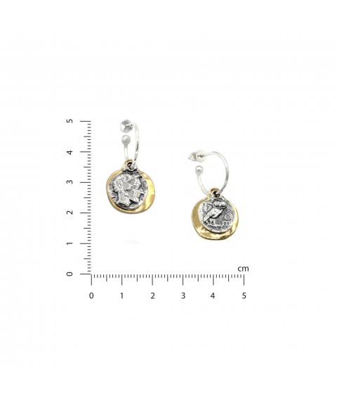 Earrings Athena gold 925
