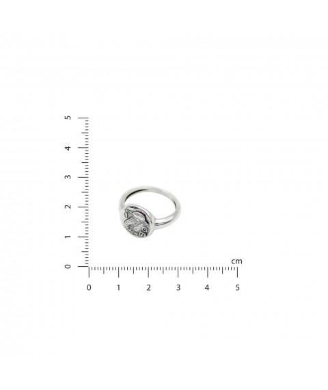 Кольцо Сова Афины mini 925 17