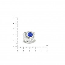 Кольцо Цефеида sapphire 8мм 925 17