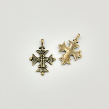 Zgarda Cross pendant, bronze, 1 piece