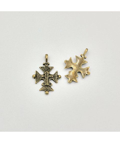 Zgarda Cross pendant, bronze, 1 piece