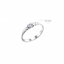 Кольцо Презент 925 Rhodium 17