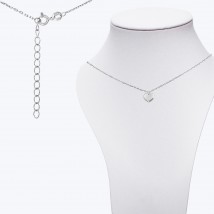 Necklace Love Rhodium 925 40cm+5cm