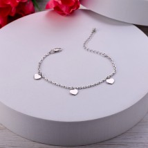 Браслет Любовь Rhodium 925 17р 17 см+4 см