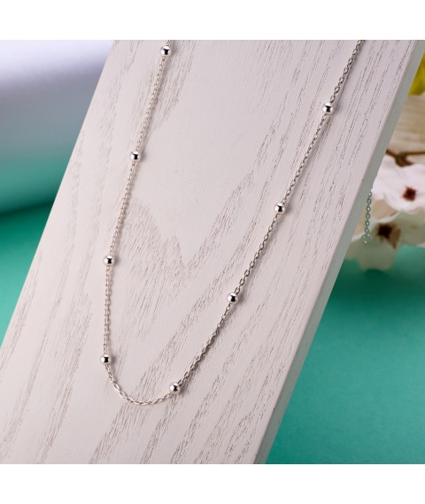 Necklace with Balls 925 (AkSh2-50) 45 cm