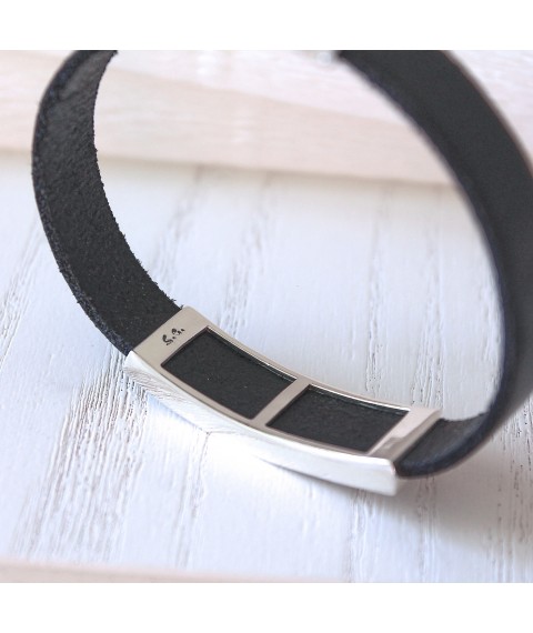 Bracelet Haivka Leather 925 Ptah 18.5