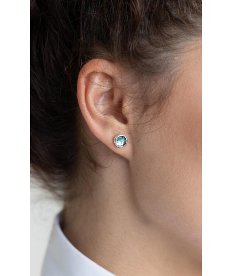 Lyrid earrings Aqua Bohemia 925