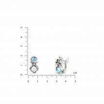 Lyrid Earrings Aqua Bohemia 925