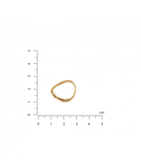 Кольцо Материя gold 925 17.5