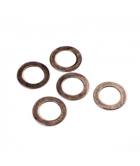 Connector Ring 27 mm, 5 pcs (bronze)