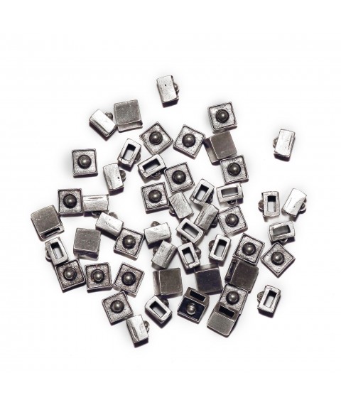 Metal bead Gruya, 50 pcs