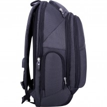 Backpack for a laptop Bagland Tibo 23 l. Black (00190169)