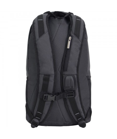 Рюкзак для ноутбука Bagland Freestyle 21 л. черный /серебро (00119169)