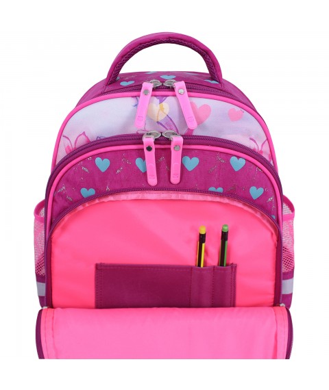 School backpack Bagland Mouse 143 crimson 515 (0051370)