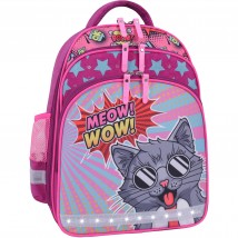 School backpack Bagland Mouse 143 raspberry 510 (00513702)