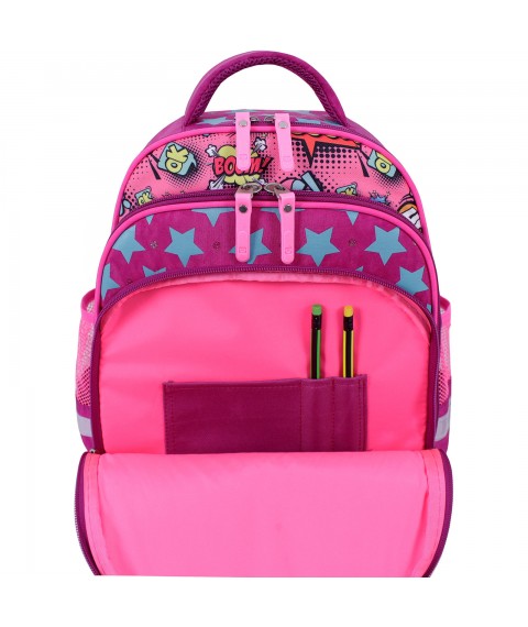 School backpack Bagland Mouse 143 crimson 510 (00513702)