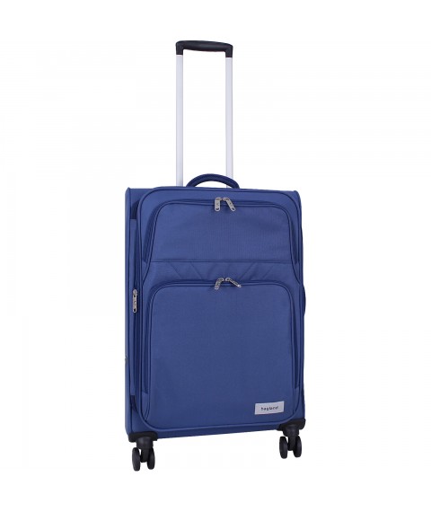 Suitcase Bagland Valencia medium 63 l. blue (003799124)