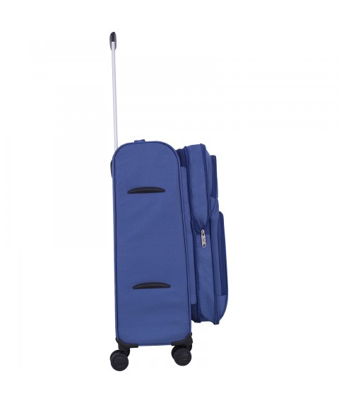 Suitcase Bagland Valencia medium 63 l. blue (003799124)