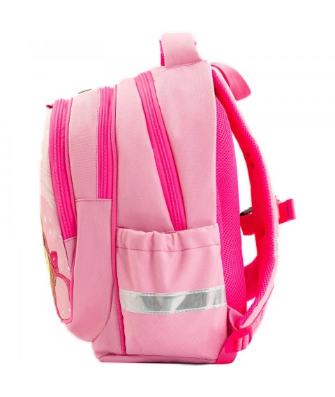 School backpack Bagland Butterfly 21 l. pink 1140 (0056566)