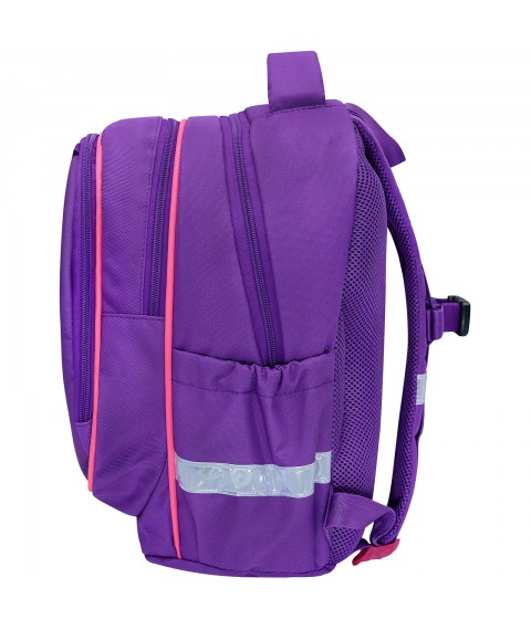 Рюкзак шкільний Bagland Butterfly 21 л. фіолетовий 1284 (0056566)