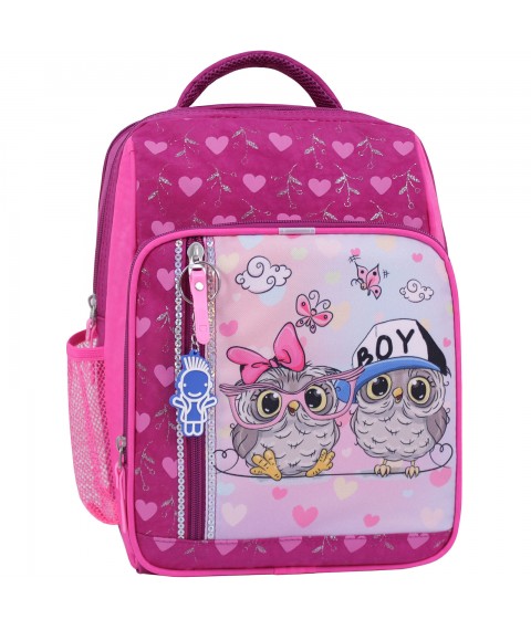 School backpack Bagland Schoolboy 8 l. 143 raspberry 515 (00112702)