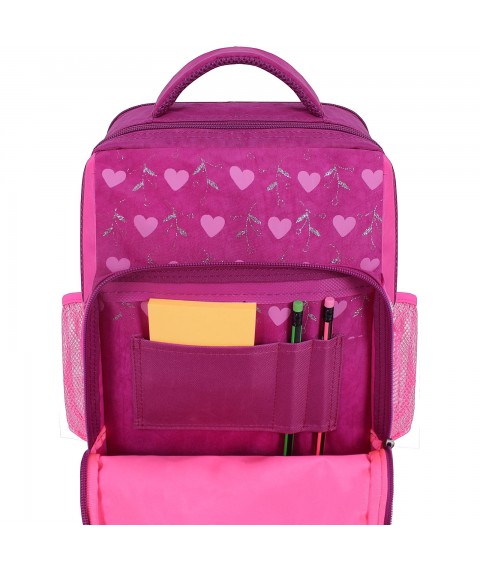 School backpack Bagland Schoolboy 8 l. 143 raspberry 515 (00112702)