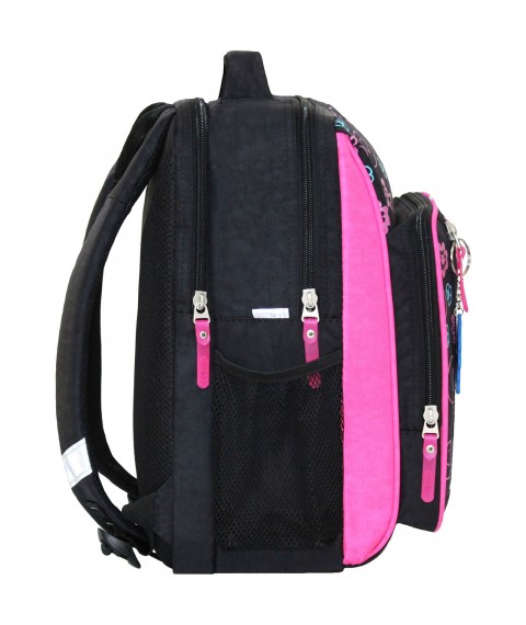 School backpack Bagland Schoolboy 8 l. black 406 (0012870)