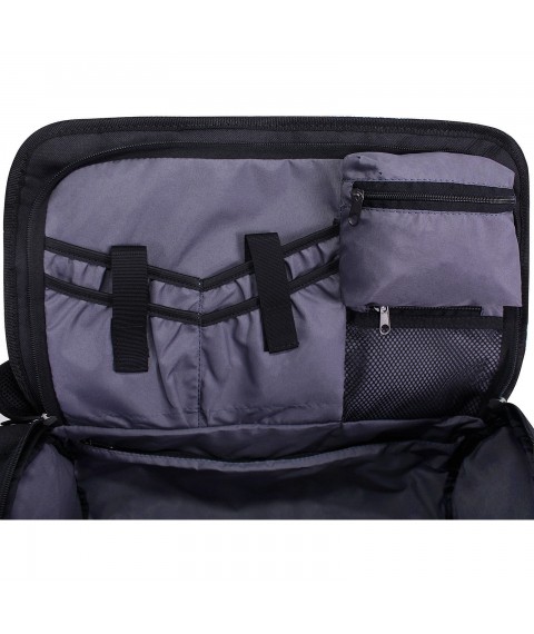 Travel bag Bagland Slash 35 l. Black (009006664)