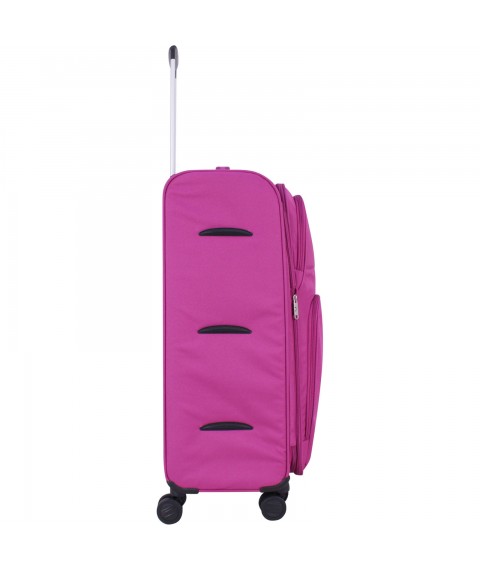 Suitcase Bagland Valencia large 83 l. raspberry (003799127)
