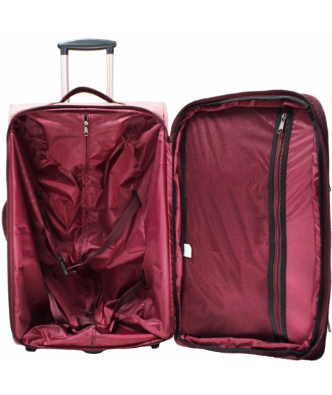 Suitcase Bagland Leon large 70 l. Burgundy (003766927)