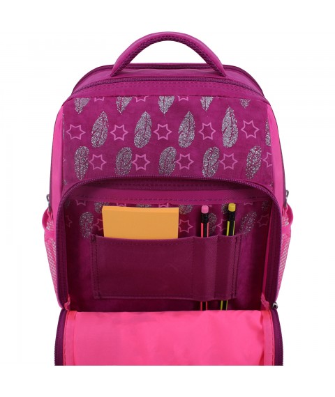 School backpack Bagland Schoolboy 8 l. 143 raspberry 514 (00112702)