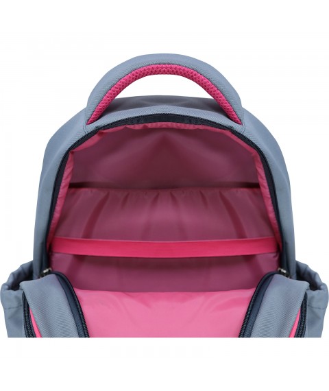Рюкзак шкільний Bagland Butterfly 21 л. сірий 1285 (0056566)