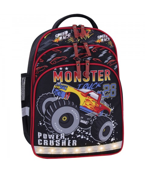 School backpack Bagland Mouse black 672 (00513702)