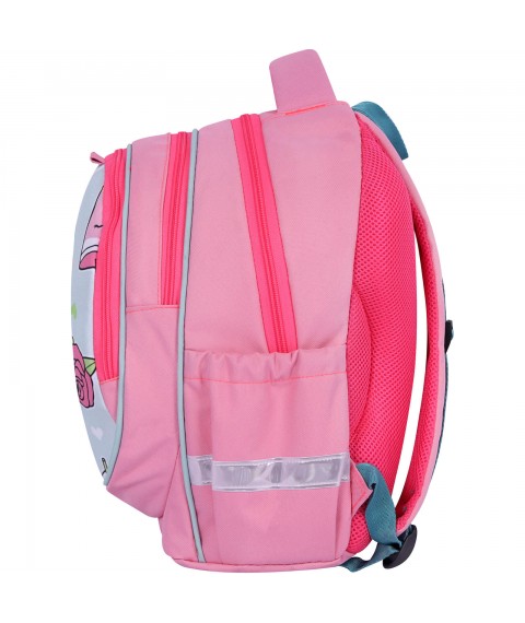 School backpack Bagland Butterfly 21 l. pink 1349 (0056566)